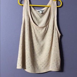 Express rhinestone tank